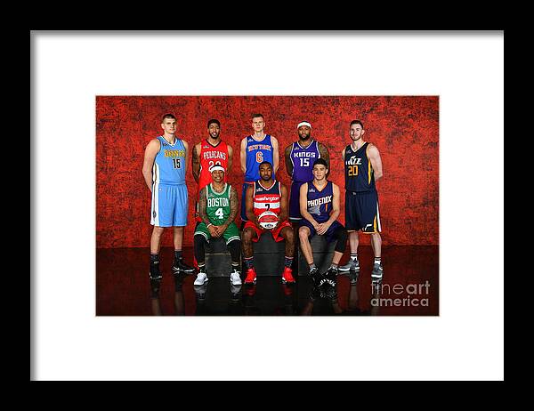 Event Framed Print featuring the photograph Nba All-star Portraits 2017 by Jesse D. Garrabrant