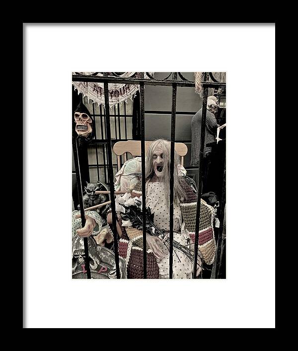 Horror Framed Print featuring the photograph Oct 31 Nyc #4 by Gillis Cone
