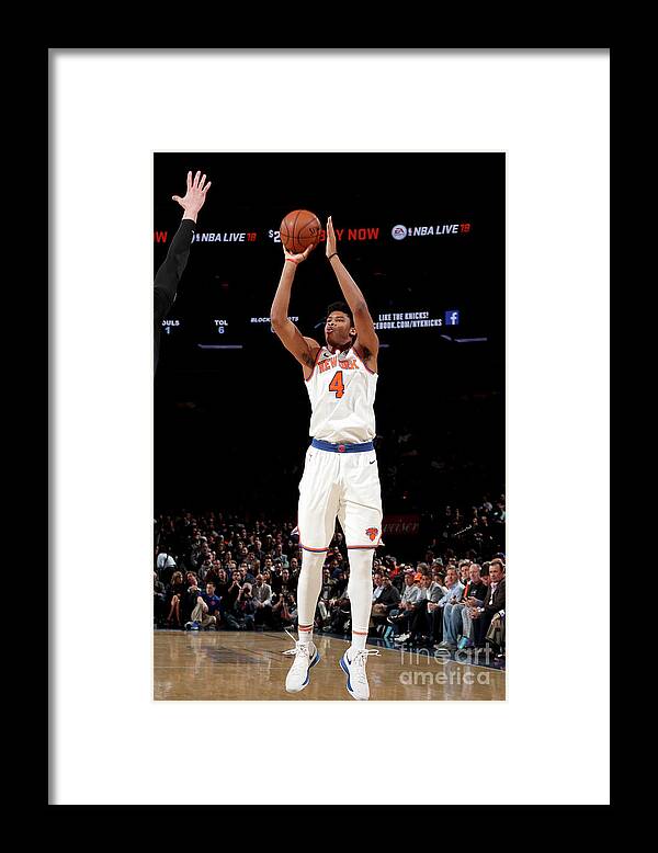 Isaiah Hicks Framed Print featuring the photograph Orlando Magic V New York Knicks #4 by Nathaniel S. Butler
