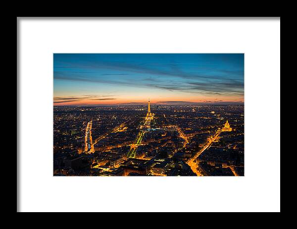 Landscape Framed Print featuring the photograph Paris, France - May 5, 2016 Beautiful #4 by Prasit Rodphan
