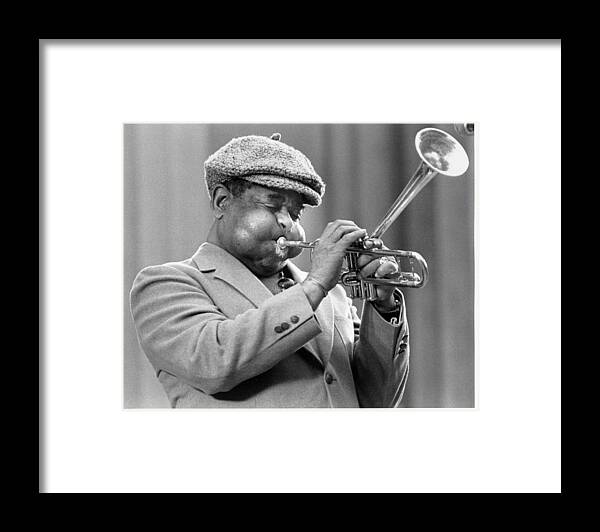 1950-1959 Framed Print featuring the photograph Photo Of Dizzy Gillespie #4 by Tom Copi