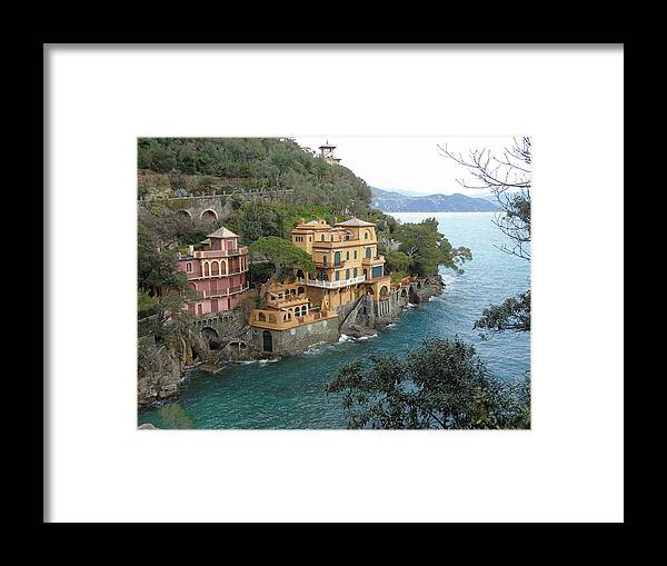 Portofino Framed Print featuring the photograph Portofino #4 by Yohana Negusse