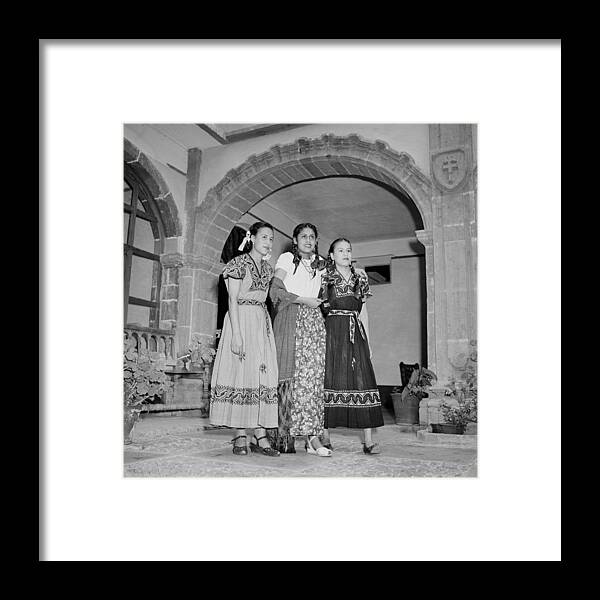 1950-1959 Framed Print featuring the photograph San Miguel De Allende,mexico #4 by Michael Ochs Archives