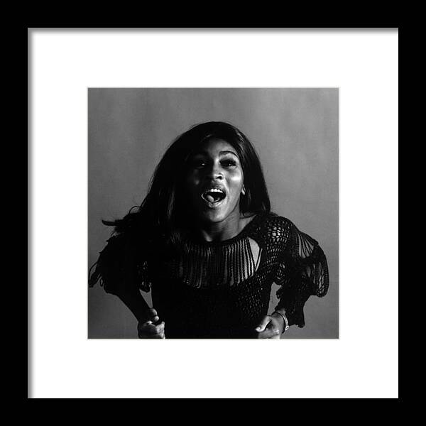 Rock And Roll Framed Print featuring the photograph Tina Turner #4 by Jack Robinson