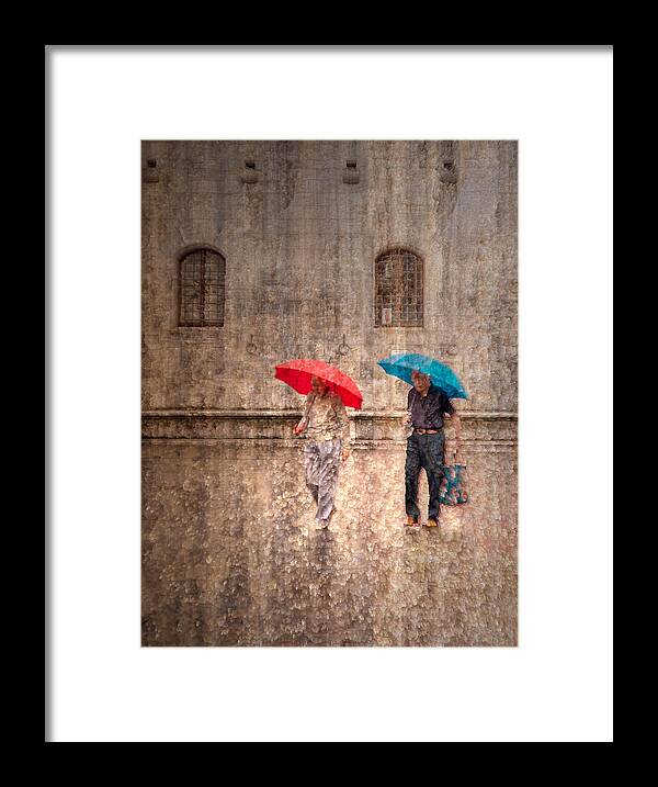 Rain Framed Print featuring the photograph Under The Rain #4 by Isabelle Dupont