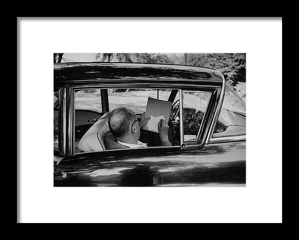 Vladimir Nabokov Framed Print featuring the photograph Vladimir Nabokov #4 by Carl Mydans