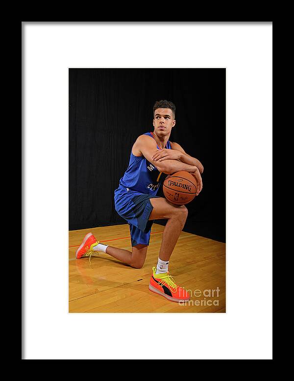 Michael Porter Jr Framed Print featuring the photograph 2018 Nba Rookie Photo Shoot #43 by Brian Babineau