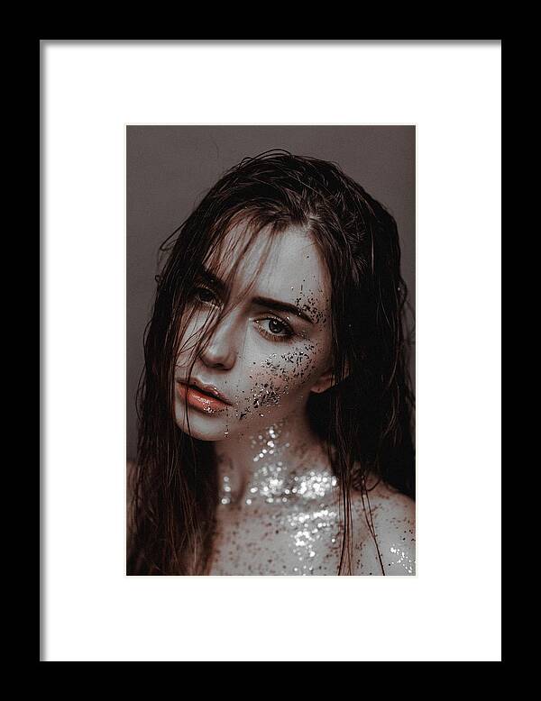Portrait Framed Print featuring the photograph #44 by Artem Vasilenko