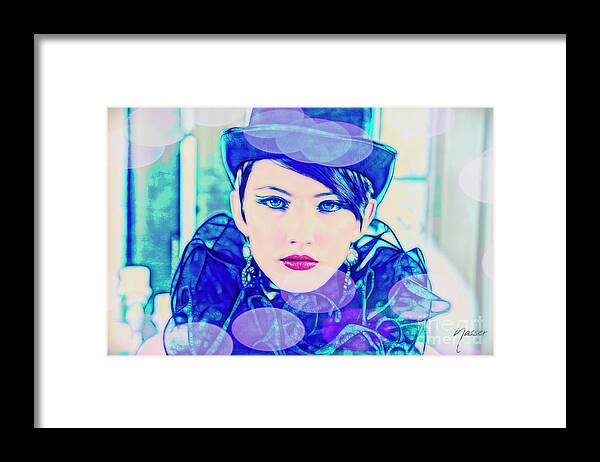 Attitude Framed Print featuring the photograph 4979 Boudoir Lady Mistress TS2 by Amyn Nasser