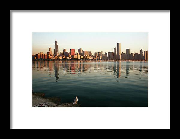 Lake Michigan Framed Print featuring the photograph Chicago by Wsfurlan