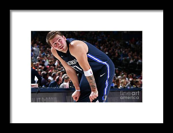Nba Pro Basketball Framed Print featuring the photograph Cleveland Cavaliers V Dallas Mavericks by Glenn James