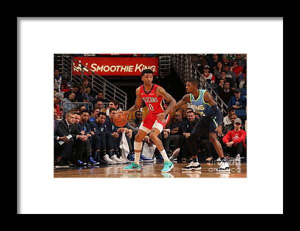 Nickeil Alexander-walker Framed Print featuring the photograph Dallas Mavericks V New Orleans Pelicans by Layne Murdoch Jr.