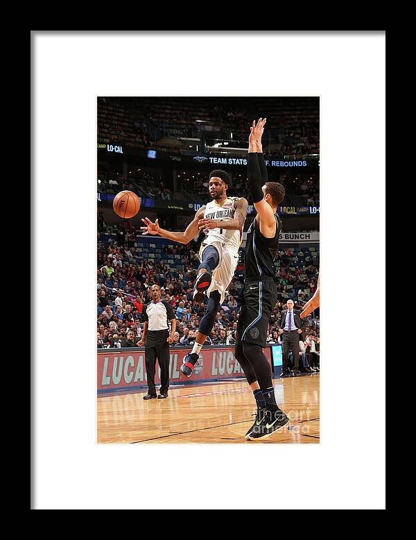 Larry Drew Ii Framed Print featuring the photograph Dallas Mavericks V New Orleans Pelicans by Layne Murdoch