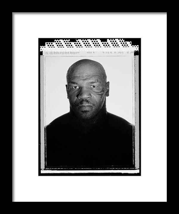 Mike Tyson - Boxer Framed Print featuring the photograph Faces Of Boxing by Al Bello