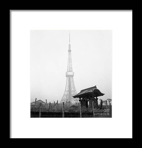 Tokyo Tower Framed Print featuring the photograph Historical Tokyo #5 by Bettmann