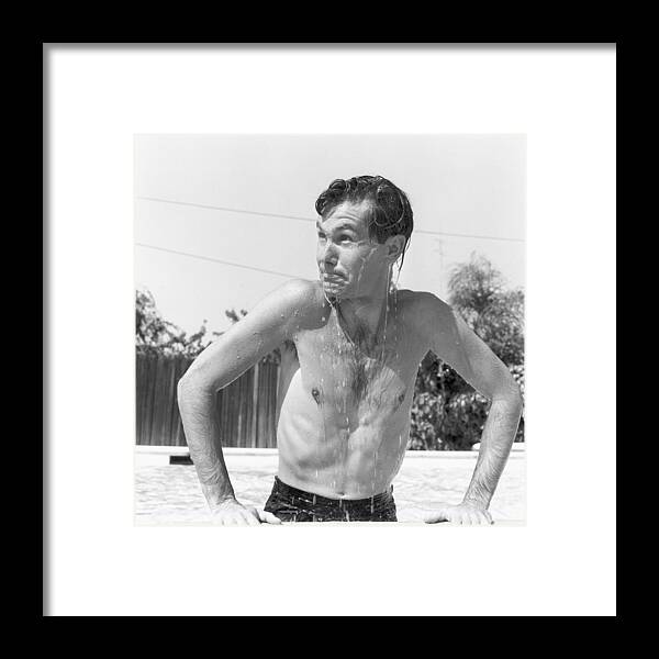 People Framed Print featuring the photograph Johnny Carson #5 by Michael Ochs Archives