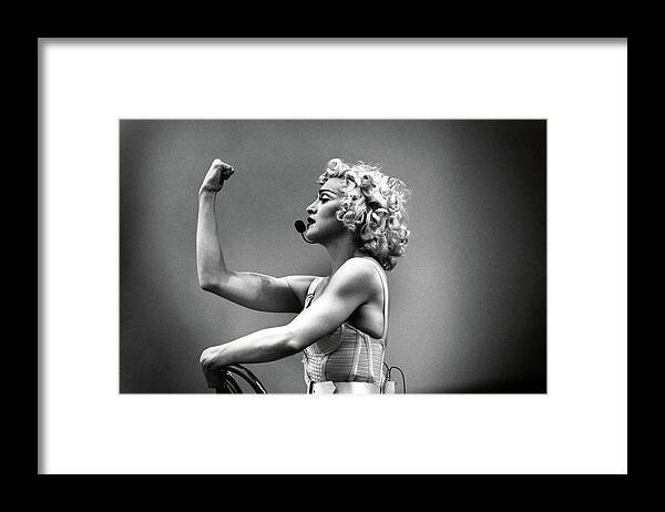 Madonna Framed Print featuring the photograph MADONNA in MADONNA TRUTH OR DARE -1991-. #5 by Album