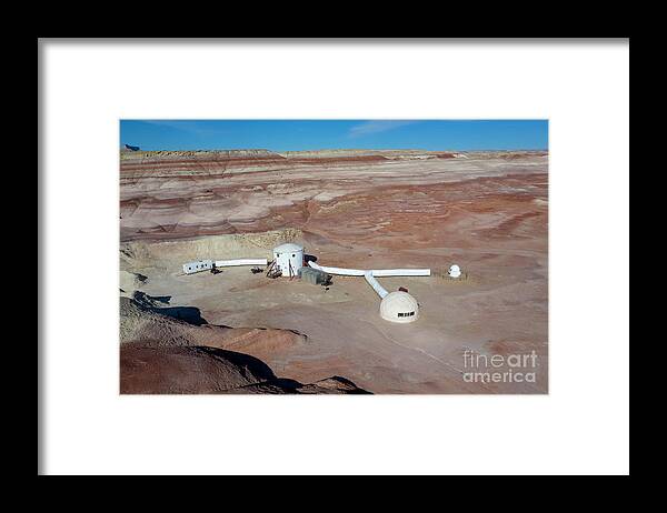 2019 Framed Print featuring the photograph Mars Desert Research Station #5 by Jim West/science Photo Library