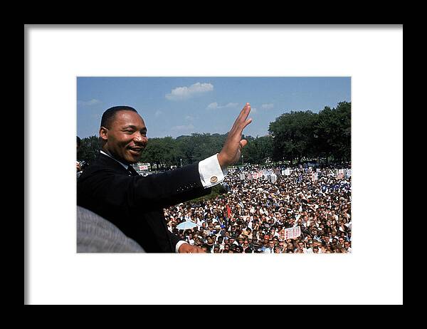 Martin Luther King Jr. Framed Print featuring the photograph Martin Luther King Jr. #5 by Francis Miller