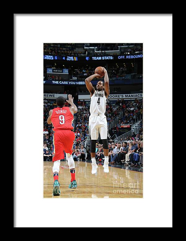 Smoothie King Center Framed Print featuring the photograph Memphis Grizzlies V New Orleans Pelicans by Layne Murdoch Jr.