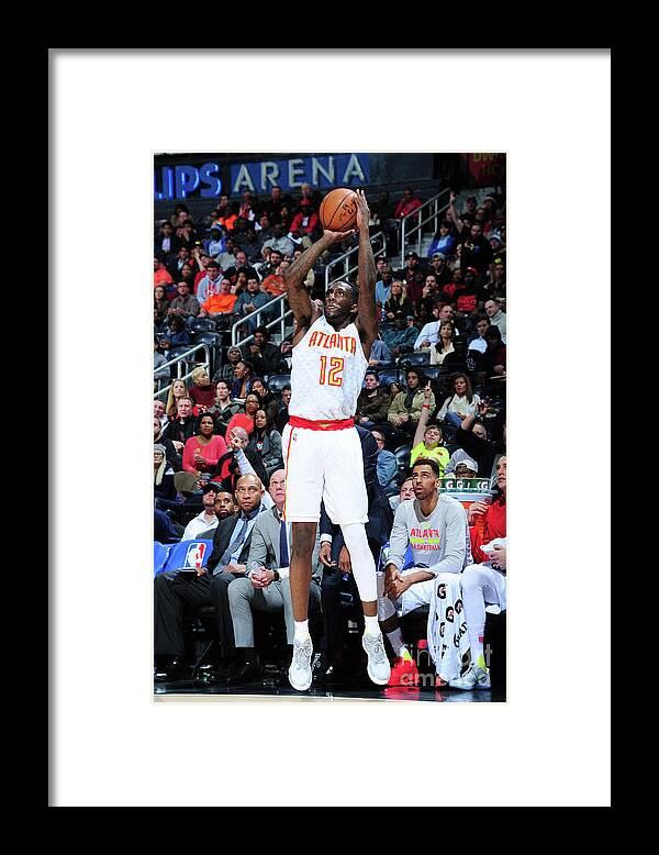 Taurean Prince Framed Print featuring the photograph Miami Heat V Atlanta Hawks by Scott Cunningham
