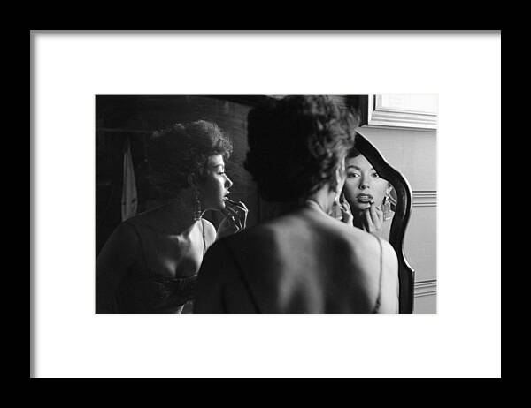 Rita Moreno Framed Print featuring the photograph Rita Moreno #5 by Loomis Dean