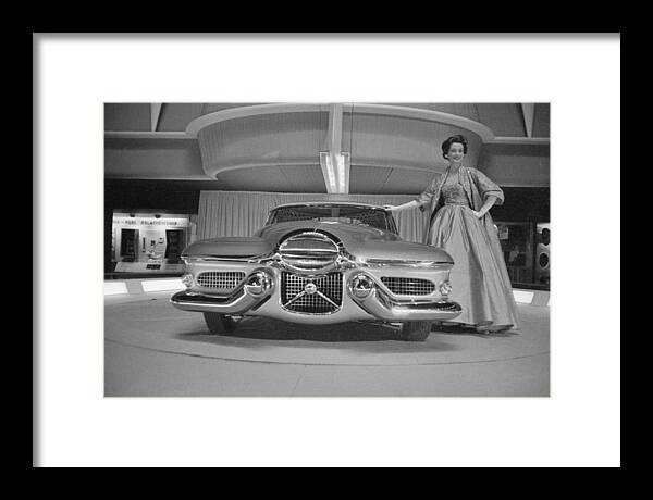 People Framed Print featuring the photograph 50s Sports Car by Slim Aarons