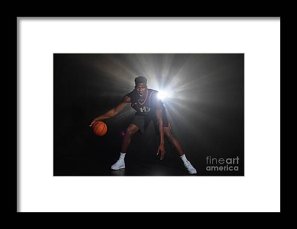 Deandre Ayton Framed Print featuring the photograph 2018 Nba Rookie Photo Shoot by Jesse D. Garrabrant