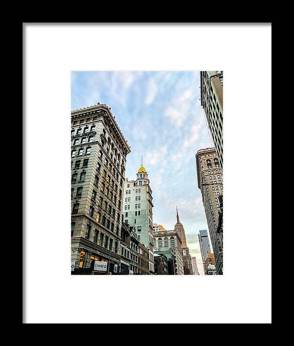 Fifth Avenue Framed Print featuring the photograph 5th Avenue 2 by Cate Franklyn