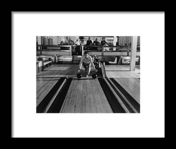 Rolling Framed Print featuring the photograph Andy Varipapa #6 by Gjon Mili