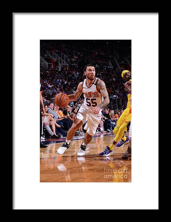 Nba Pro Basketball Framed Print featuring the photograph Los Angeles Lakers V Phoenix Suns by Michael Gonzales