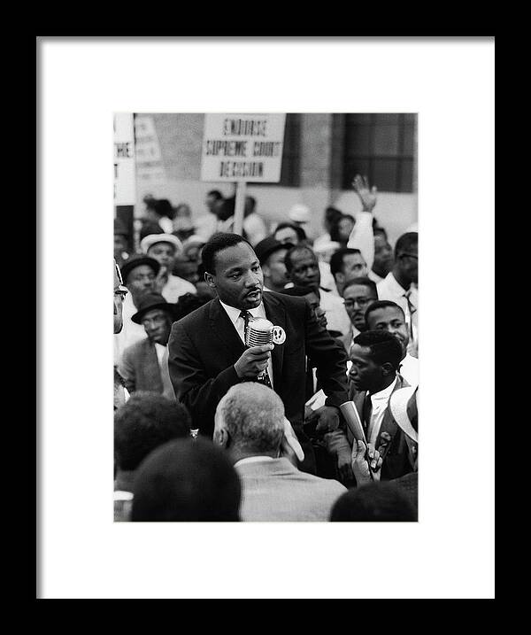 Martin Luther King Jr. Framed Print featuring the digital art Martin Luther King Jr. by Francis Miller
