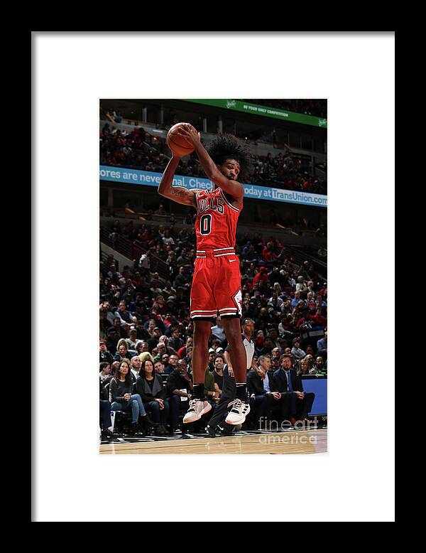 Coby White Framed Print featuring the photograph New York Knicks V Chicago Bulls by Gary Dineen