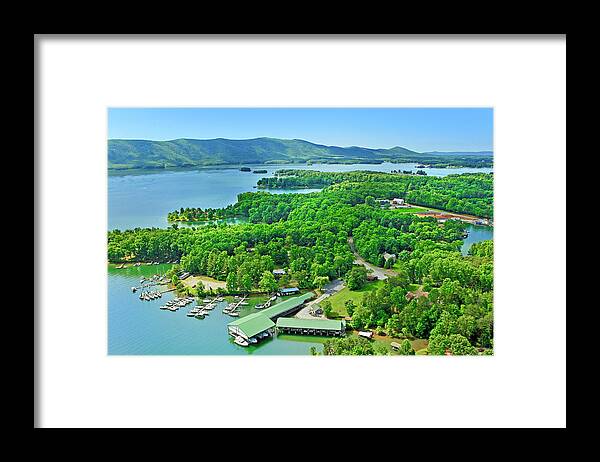 Smith Mountain Lake Framed Print featuring the photograph Smith Mountain Lake, Va. #6 by The James Roney Collection