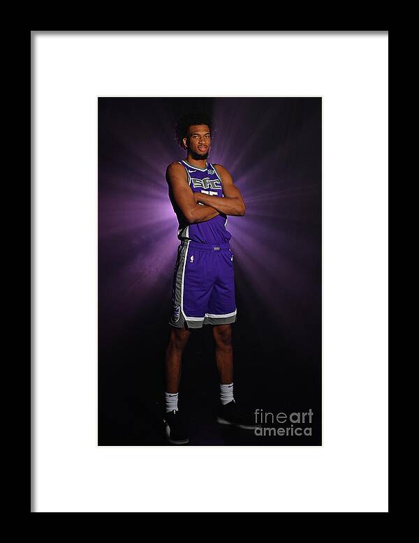 Marvin Bagley Iii Framed Print featuring the photograph 2018 Nba Rookie Photo Shoot by Jesse D. Garrabrant