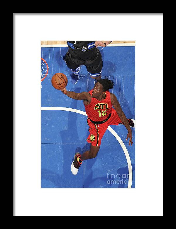 Nba Pro Basketball Framed Print featuring the photograph Atlanta Hawks V Orlando Magic by Fernando Medina