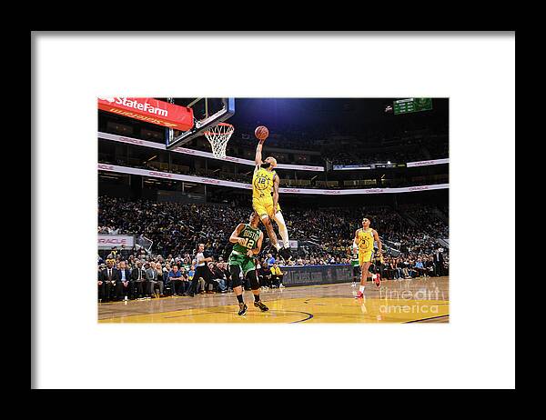 San Francisco Framed Print featuring the photograph Boston Celtics V Golden State Warriors by Noah Graham