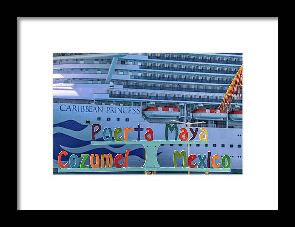 Cozumel Mexico Framed Print featuring the photograph Cozumel Mexico #7 by Paul James Bannerman