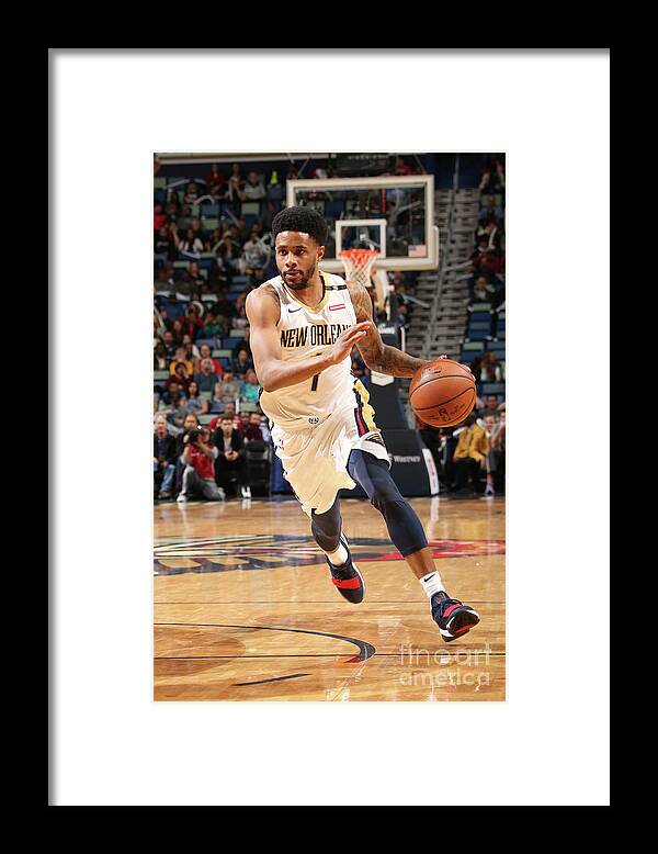 Larry Drew Ii Framed Print featuring the photograph Dallas Mavericks V New Orleans Pelicans by Layne Murdoch