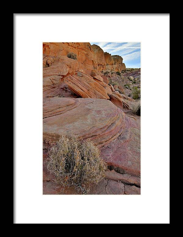 Valley Of Fire State Park Framed Print featuring the photograph Valley of Fire State Park #7 by Ray Mathis