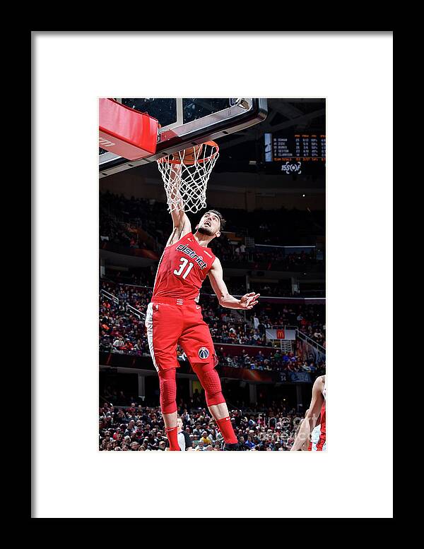 Nba Pro Basketball Framed Print featuring the photograph Washington Wizards V Cleveland Cavaliers by David Liam Kyle