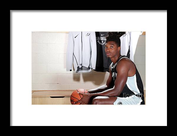 Nba Pro Basketball Framed Print featuring the photograph 2018 Nba Rookie Photo Shoot by Nathaniel S. Butler