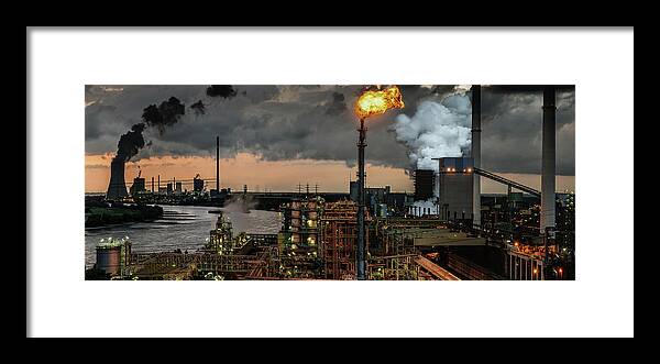 Industry Framed Print featuring the photograph 780a A by Rainer Inderst