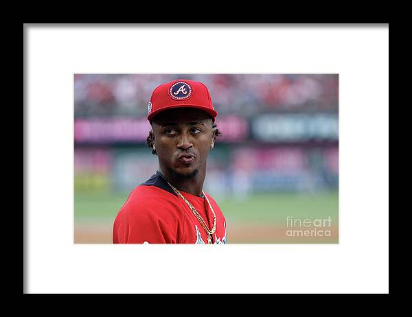 Looking Over Shoulder Framed Print featuring the photograph 89th Mlb All-star Game, Presented By by Patrick Smith