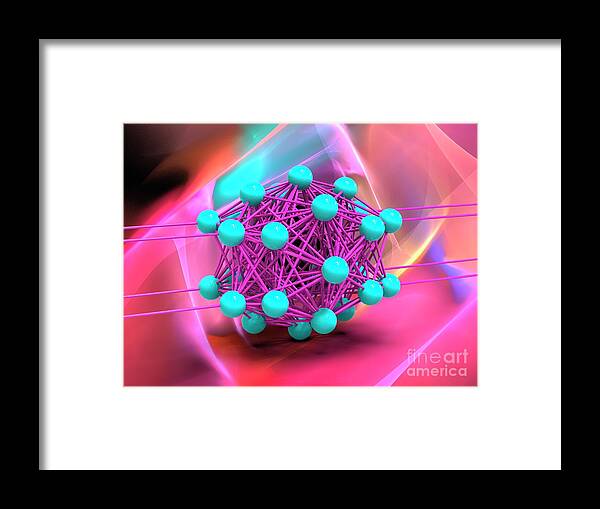 Ai Framed Print featuring the photograph Artificial Neural Network #8 by Laguna Design/science Photo Library