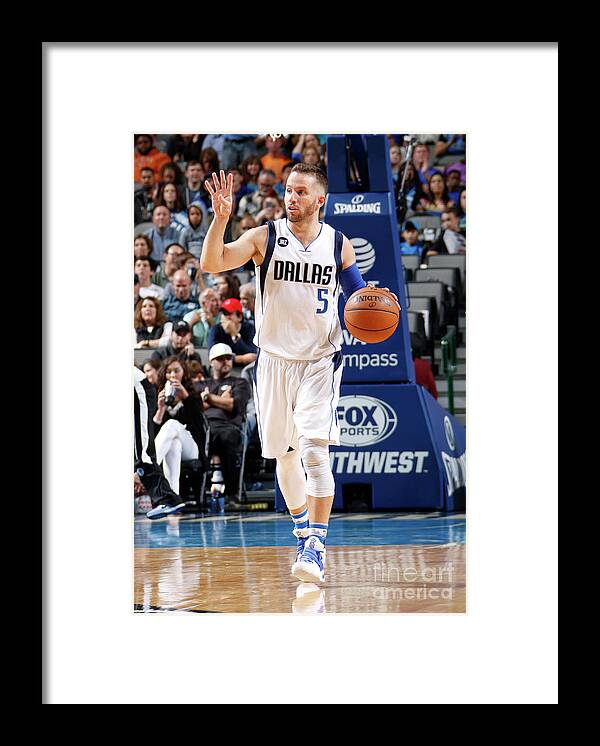 Nba Pro Basketball Framed Print featuring the photograph Milwaukee Bucks V Dallas Mavericks by Danny Bollinger