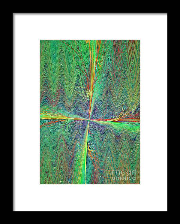 Concept Framed Print featuring the photograph Quantum Entanglement Or Gravity Waves. #8 by David Parker/science Photo Library