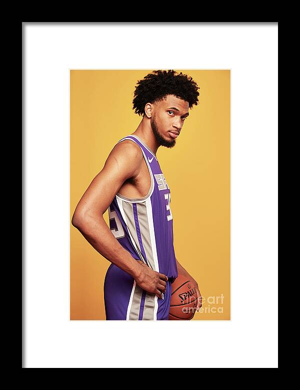 Marvin Bagley Iii Framed Print featuring the photograph 2018 Nba Rookie Photo Shoot #88 by Jennifer Pottheiser