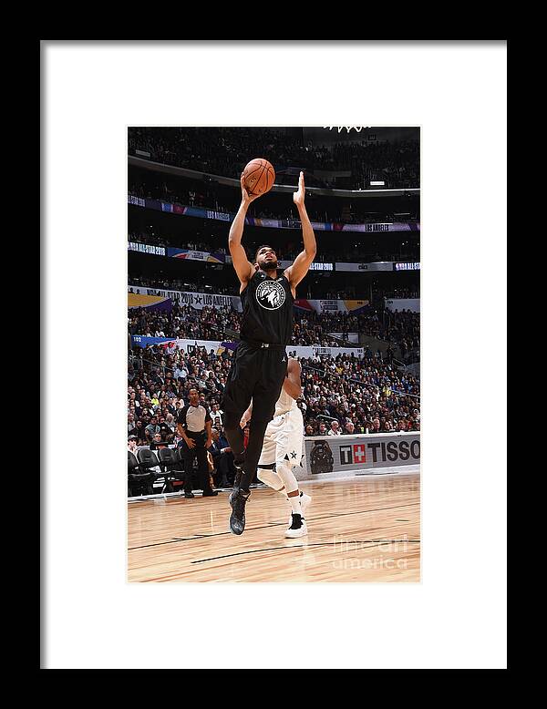 Nba Pro Basketball Framed Print featuring the photograph 2018 Nba All-star Game by Andrew D. Bernstein