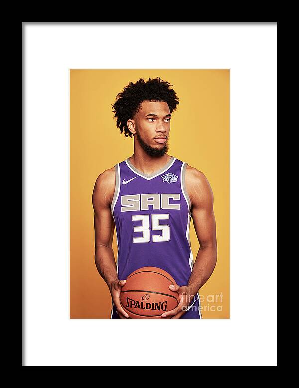 Marvin Bagley Iii Framed Print featuring the photograph 2018 Nba Rookie Photo Shoot #9 by Jennifer Pottheiser
